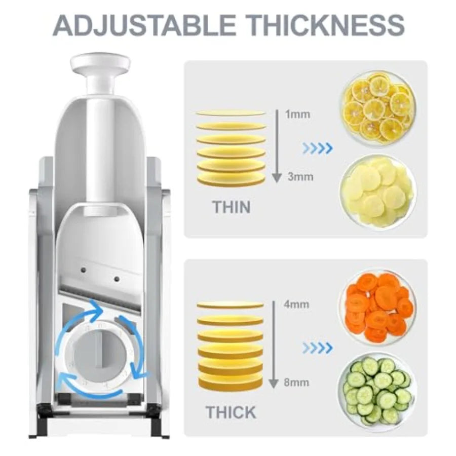 Safe Mandoline Vegetable Slicer Pro